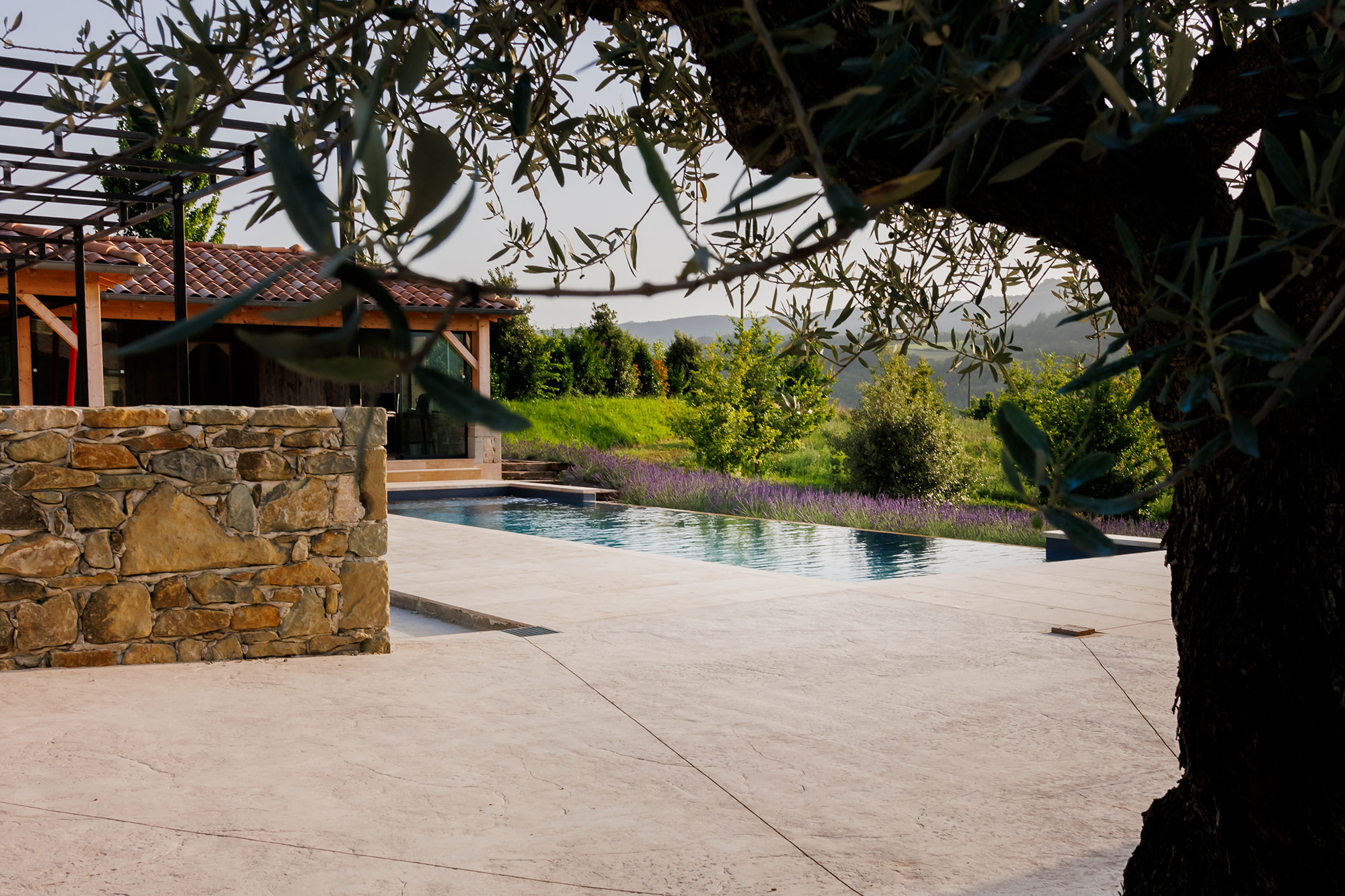 Terrasse Domaine de Chabanne